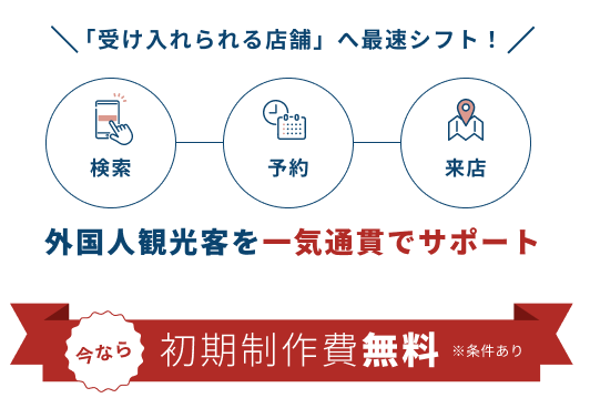 「受け入れられる店舗」へ最速シフト!外国人観光客を一気通貫でサポート